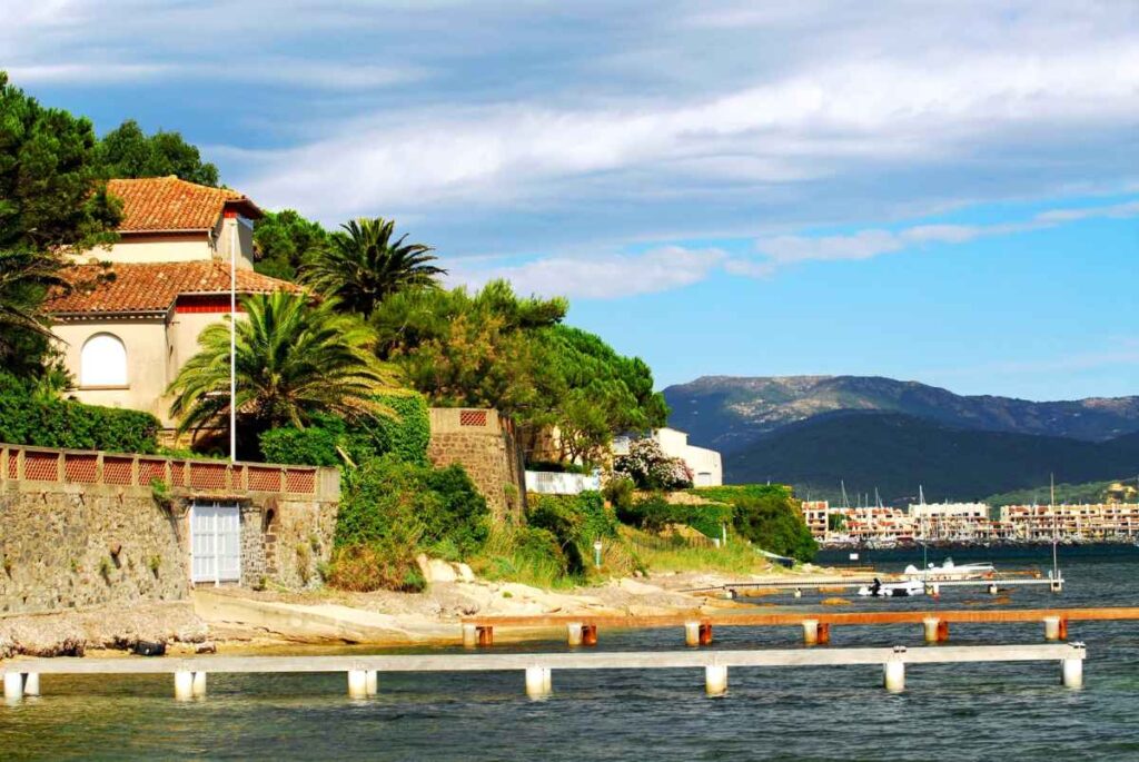 Mediterranean coast of the French Riviera