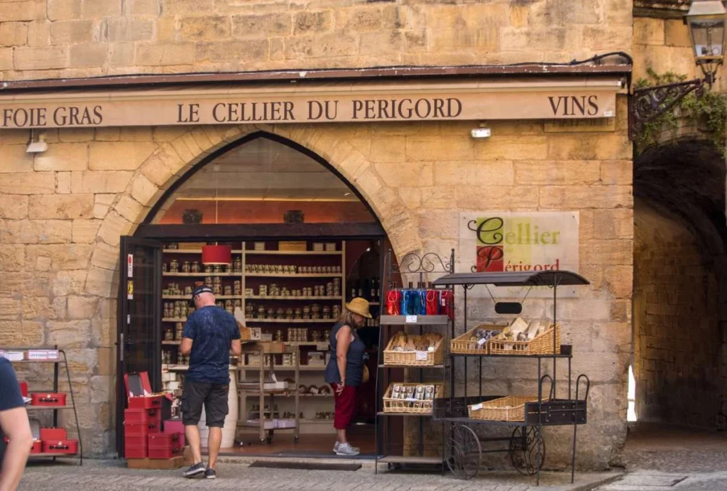 wine and Foie Gras shop 
