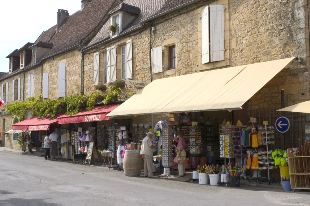 Souvenir shop in Domme