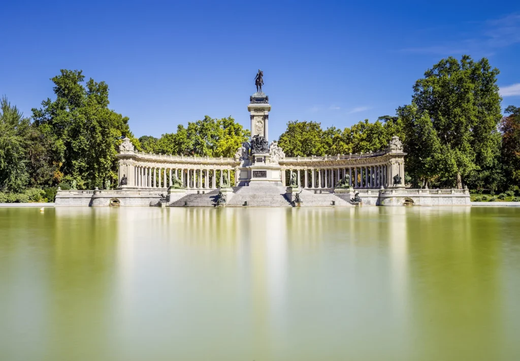 Monument to Alonso XII, Buen Retiro park, Madrid