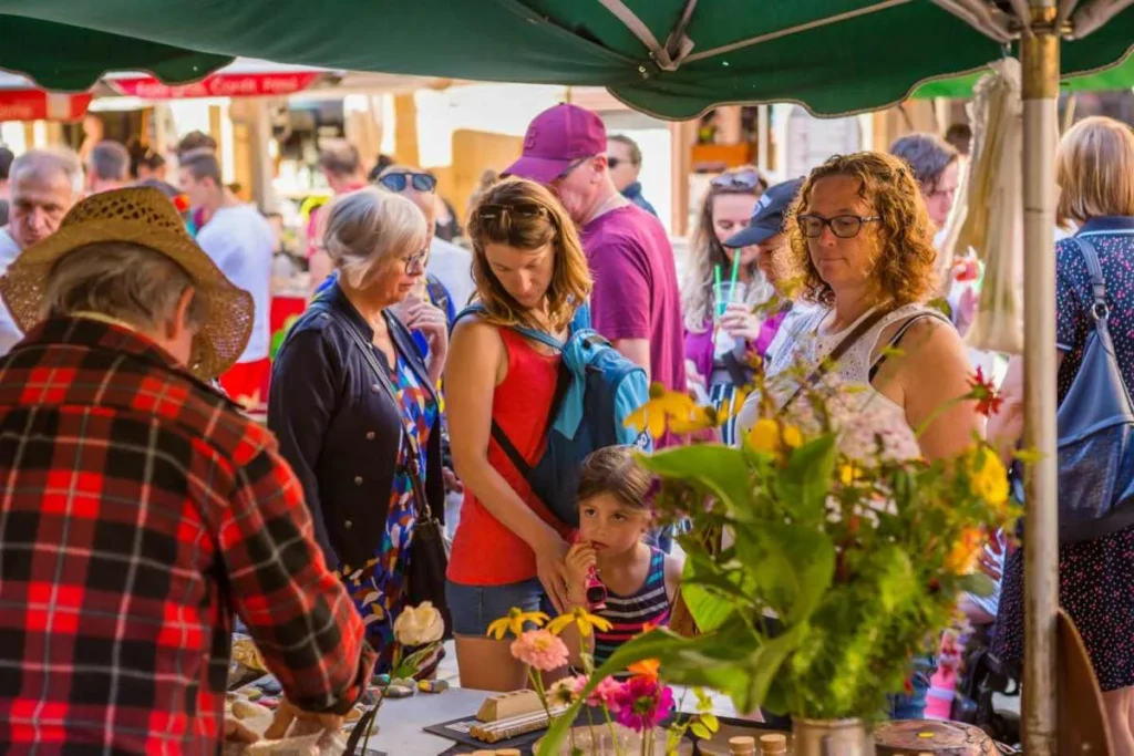old medieval town of Sarlat-la-Caneda, Dordogne, France.