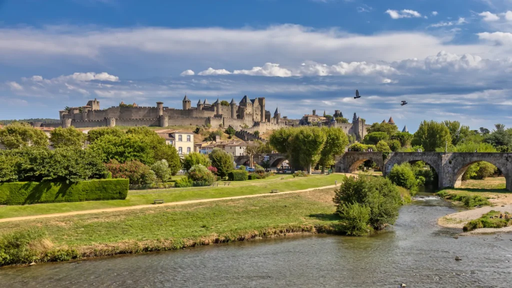 castle of Carcassonne in France