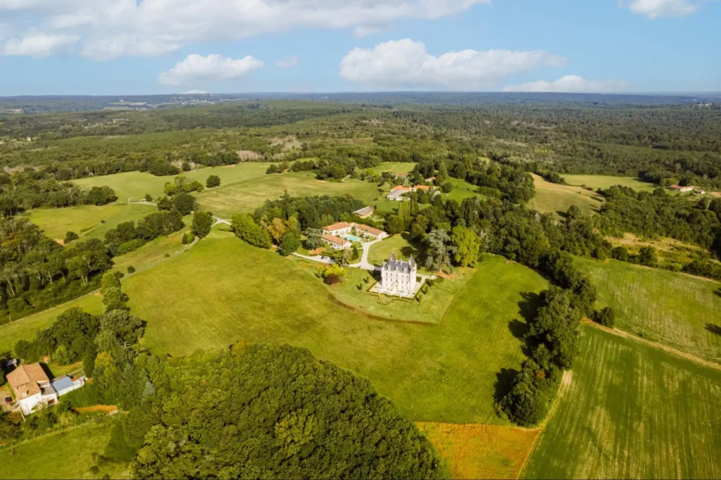 Château de Lasfonds in the French countryside