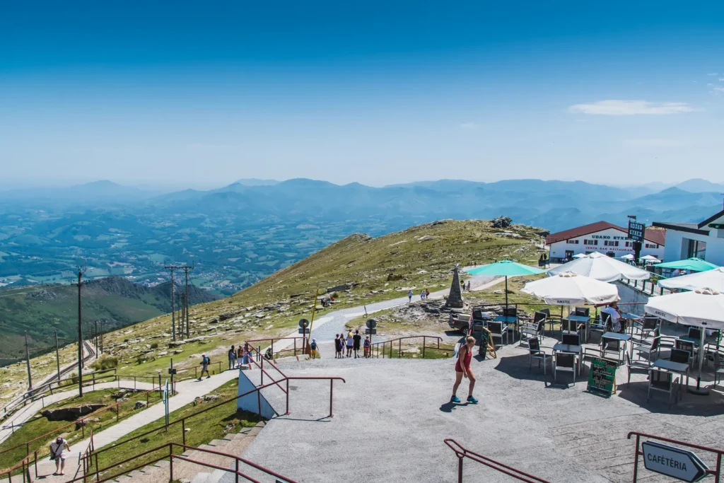 Rhune mountain in the Pyrenees Atlantiques
