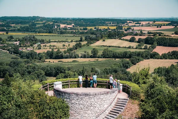 Countryside viewpoint near Villeréal, France